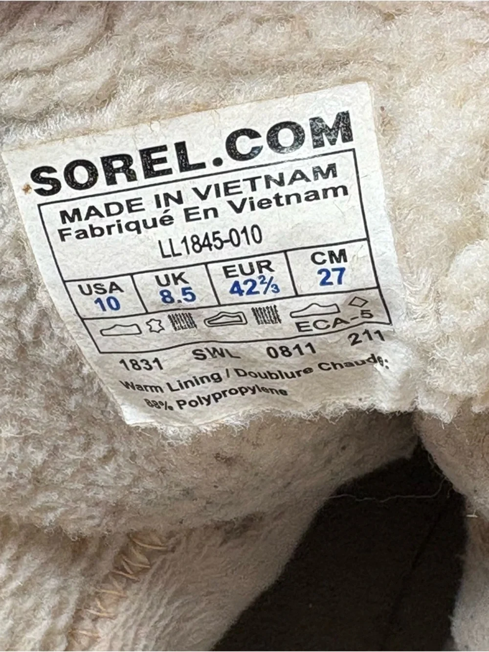 Sorel Tivoli Winter Snow Duck Boots Outdoor Women’s 10